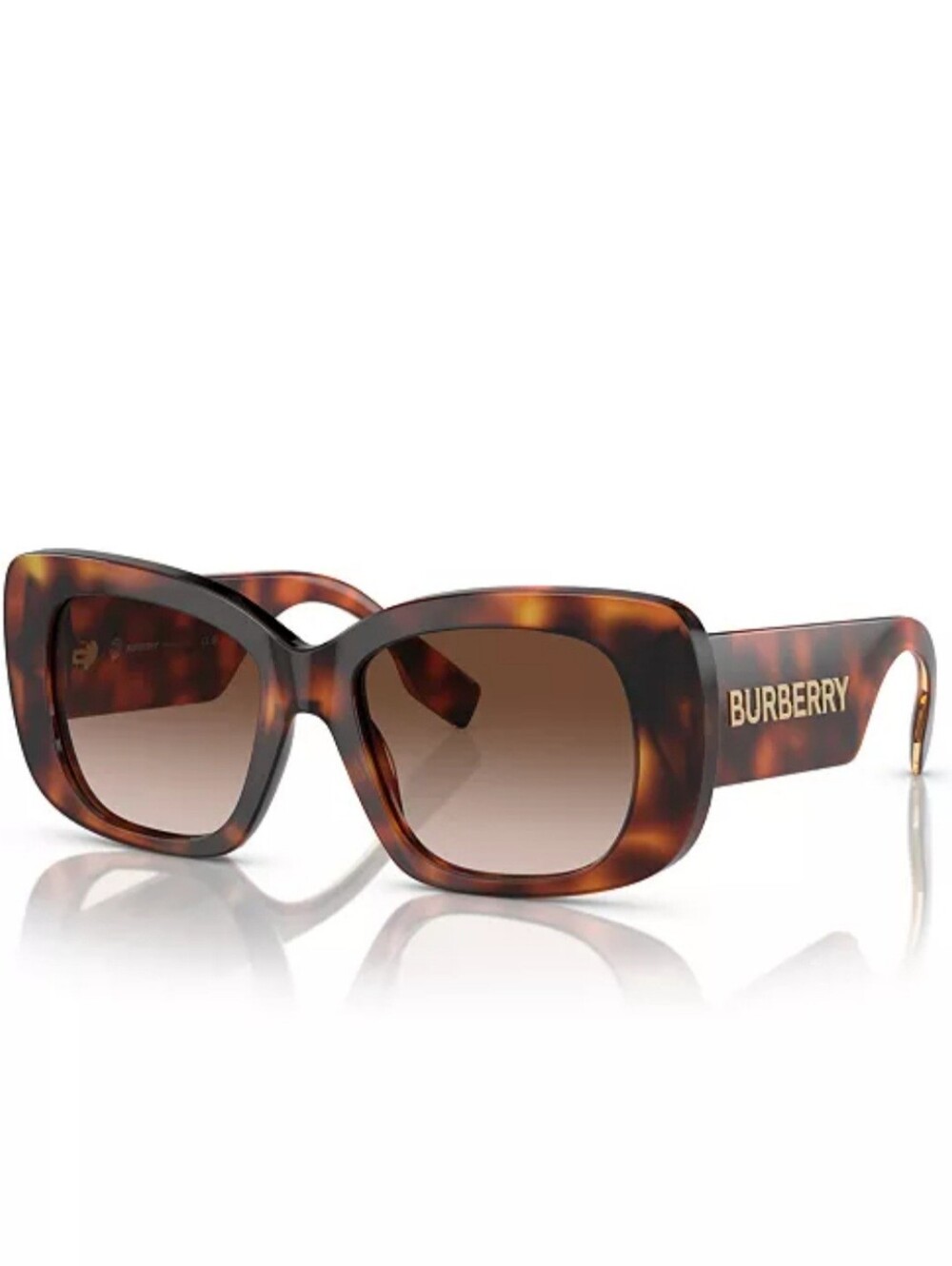 Burberry  Square Tortoiseshell Sunglasses - Brown Gradient
